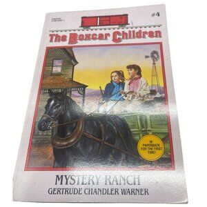 the boxer children paperback book #4 Mystery Ranch 1986 English by Warner READ